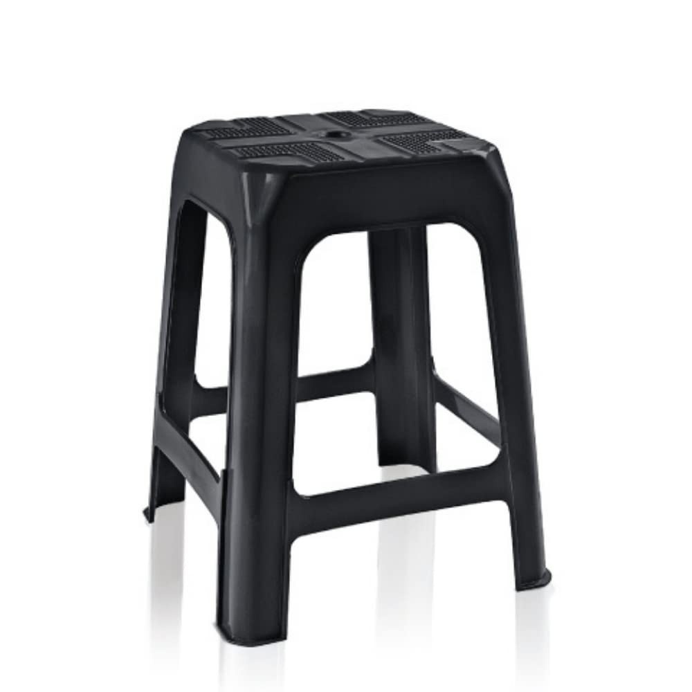 Banqueta Preta 45cm Arqplast - Conforto e Estilo para Qualquer Ambiente