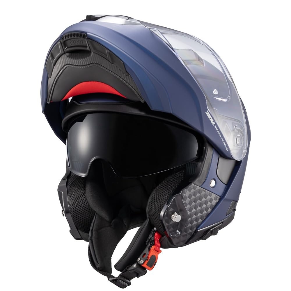 Capacete Texx Kratos Escam Azul Fosco: Proteção e Estilo para Sua Pilotagem