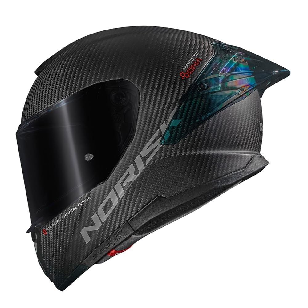 Capacete Norisk Carbon R Solid Preto Fosco: Segurança e Estilo para Sua Pilotagem