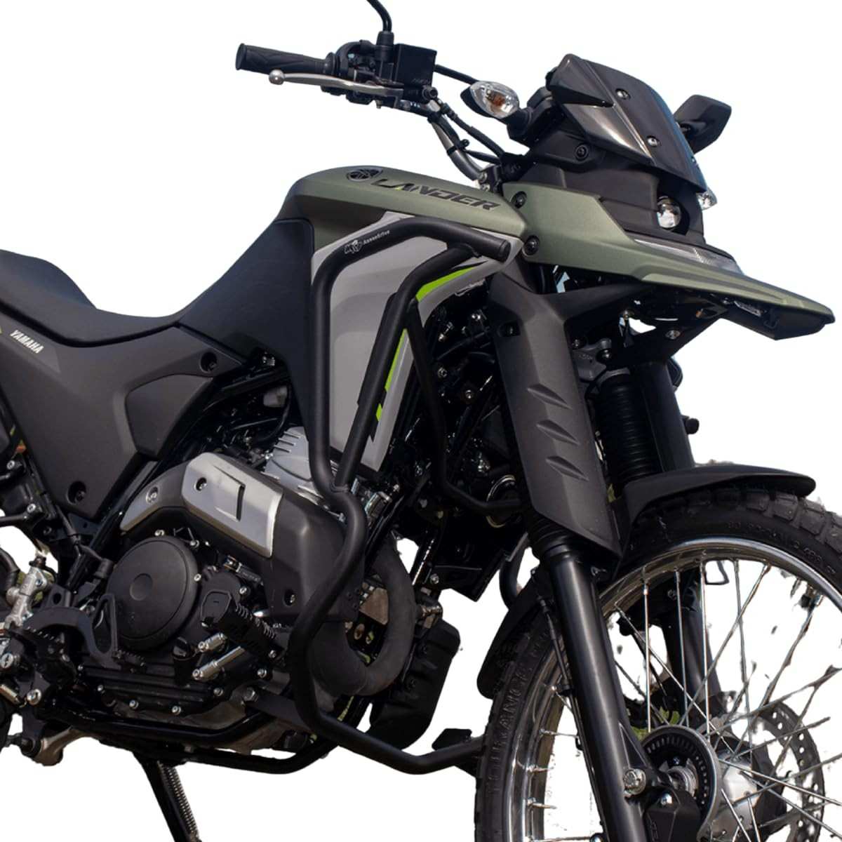 Protetor de Carenagem XTZ Lander 250 2025 Preto - Segurança e Estilo Essenciais