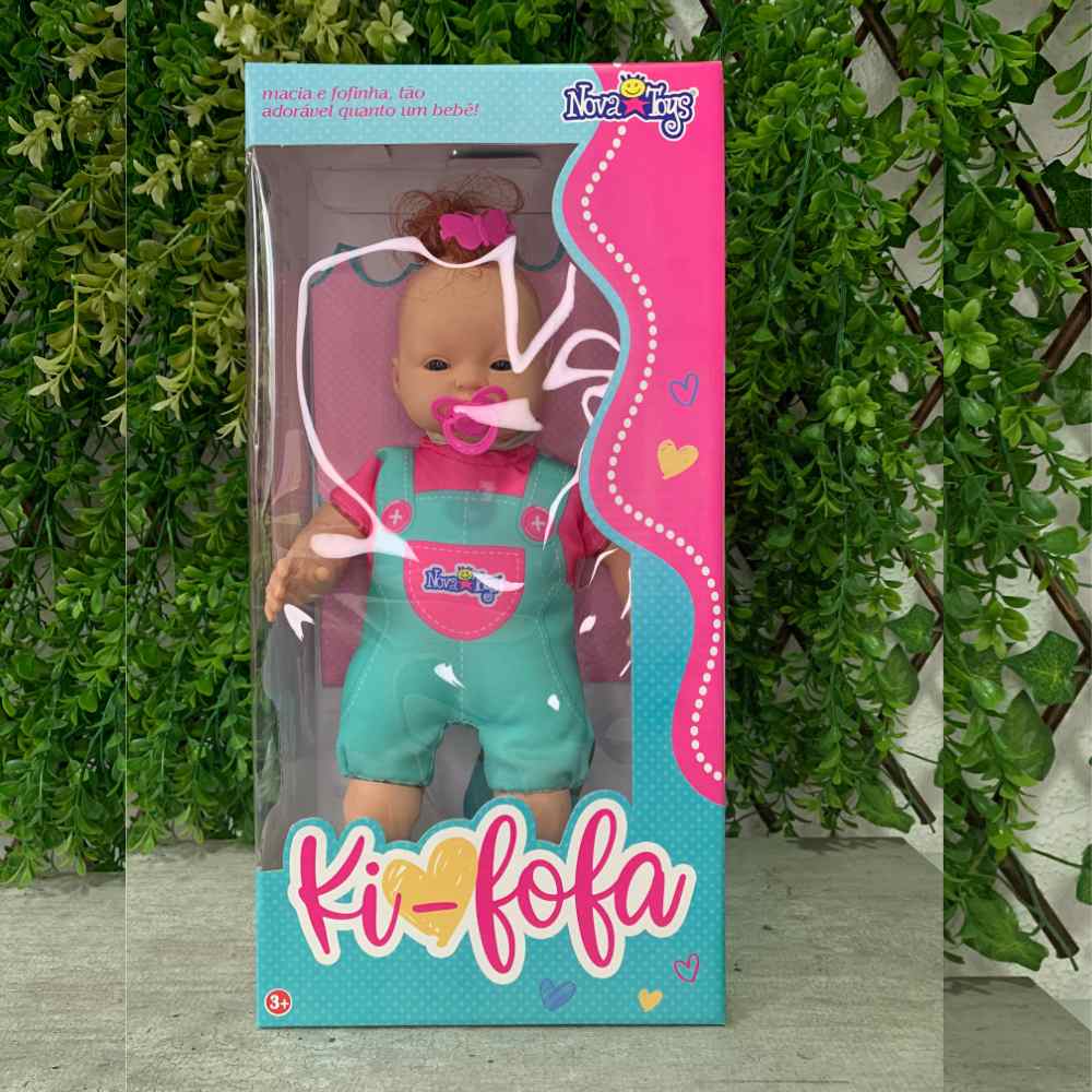 Boneca KiFofa com Chupeta: Acompanhe seu Bebê com Estilo!
