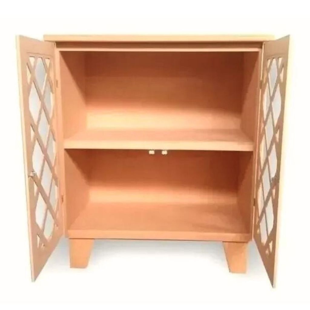 Cômoda Treliça MDF 2 Portas: Decore Festas com Estilo