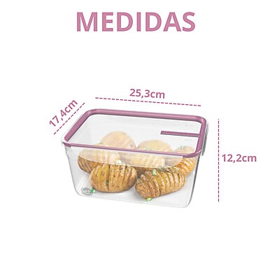 Pote Sanremo 3,5L: Organize sua geladeira com estilo
