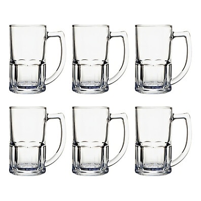 Canecas de Vidro 320ml: Chopp Gelado com Estilo!