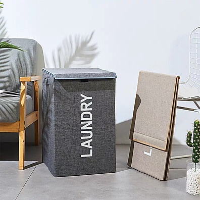 Cesto de Roupa 60L: Organize com Estilo!