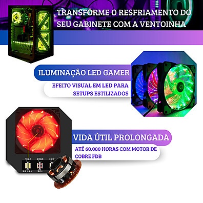 Cooler Gamer RGB: Turbine seu PC com Estilo!
