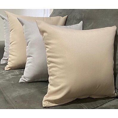 Kit 4 Capas Oxford Almofadas Lisas 45x45 cm – Decore Sua Sala com Estilo