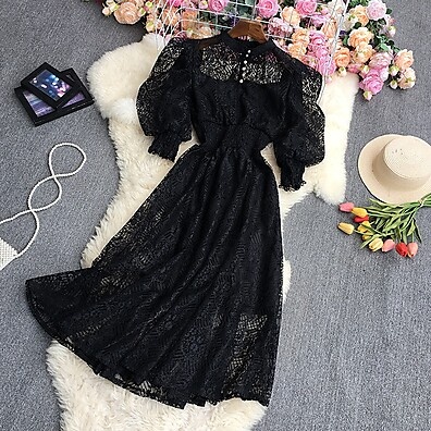 Vestido Renda Elegante: Verão com Estilo!