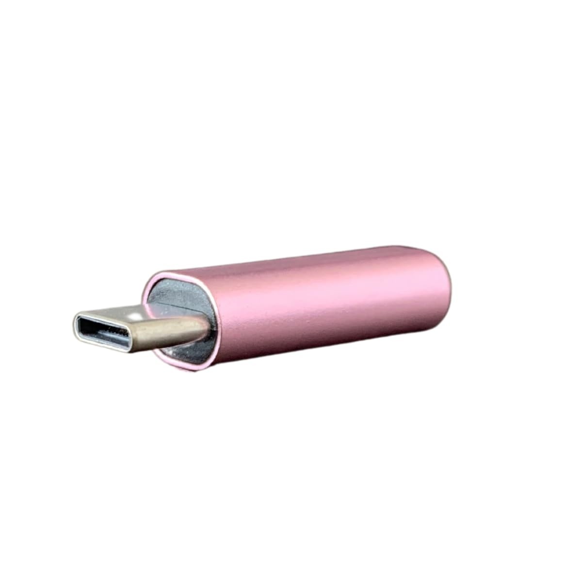 Adaptador P2 Fêmea para Type-C Macho Rosa: Conecte Seus Fones com Estilo!