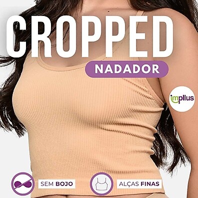 Regata Cropped Nadador: Conforto & Estilo!