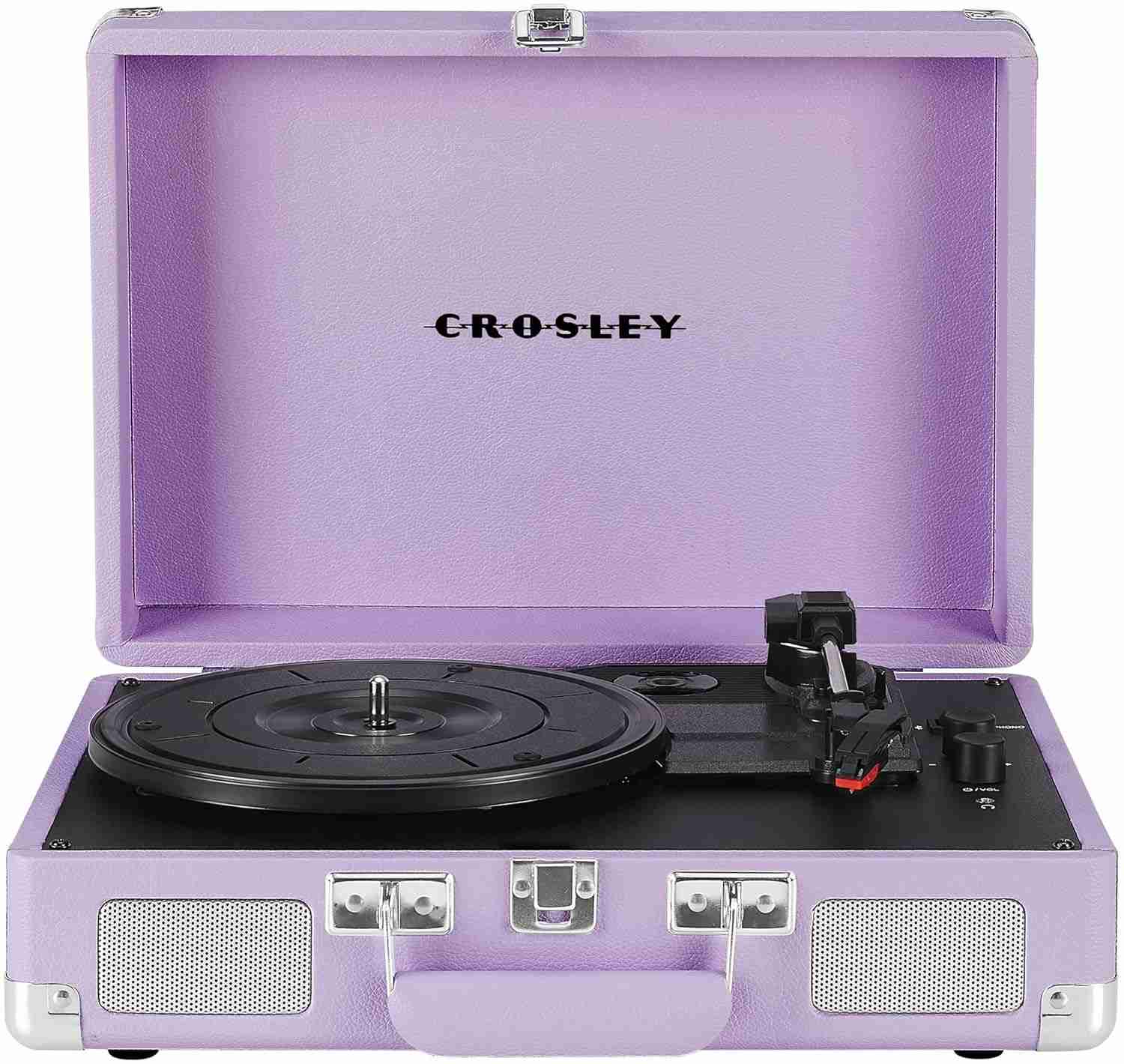Toca-Discos Crosley CR8005F-LN Cruiser Plus Lavanda: Vinil, Bluetooth e Estilo Vintage