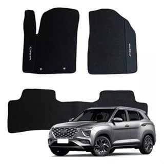 Tapete Borracha Preto Creta 2022-2024 3 Peças: Proteção e Estilo para Seu SUV