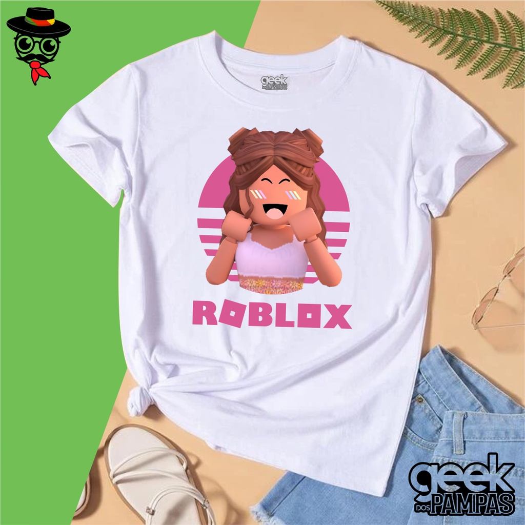Camiseta Roblox Infantil: Aventura e Estilo!