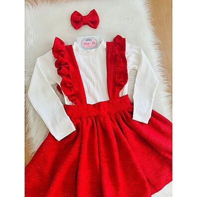 Jardineira Infantil Menina: Charme e Estilo!
