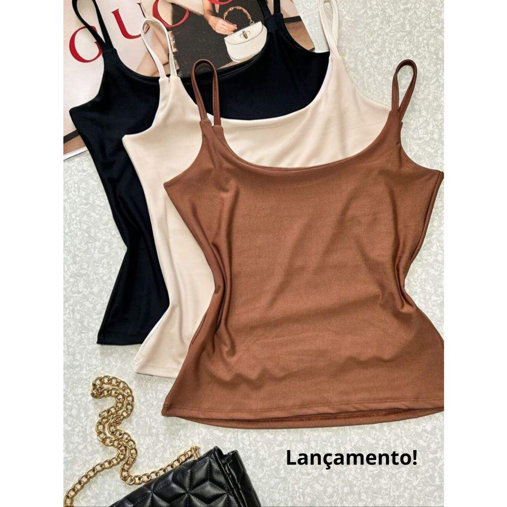 Regatas Femininas Suplex: Kit 3 Conforto e Estilo ✨