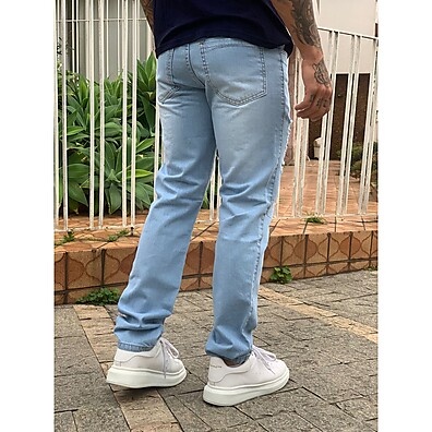 Calça Rasgada Masculina 100% Algodão: Conforto e Estilo