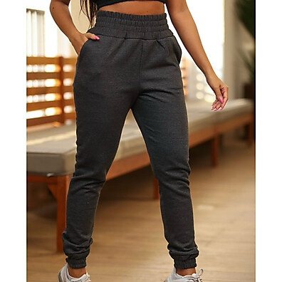Jogger Feminina Cintura Alta: Conforto e Estilo ✨