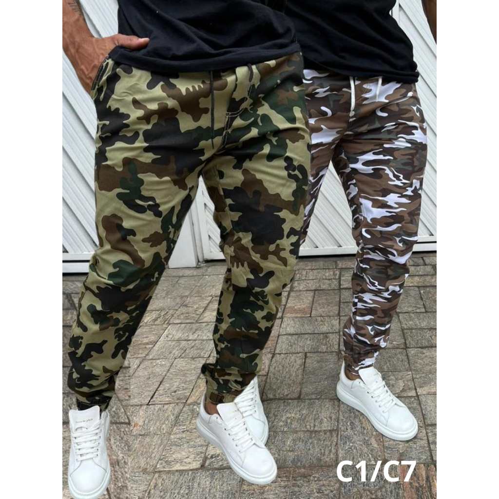Jogger Camuflada: Conforto e Estilo!