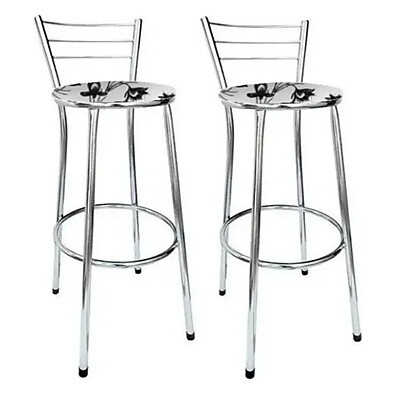 Banqueta Alta Cromada: Conforto e Estilo!