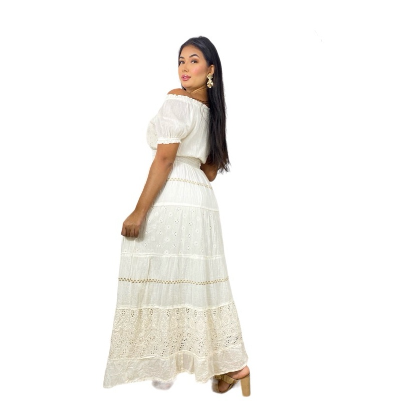 Vestido Longo Cru: Conforto e Estilo ☀️