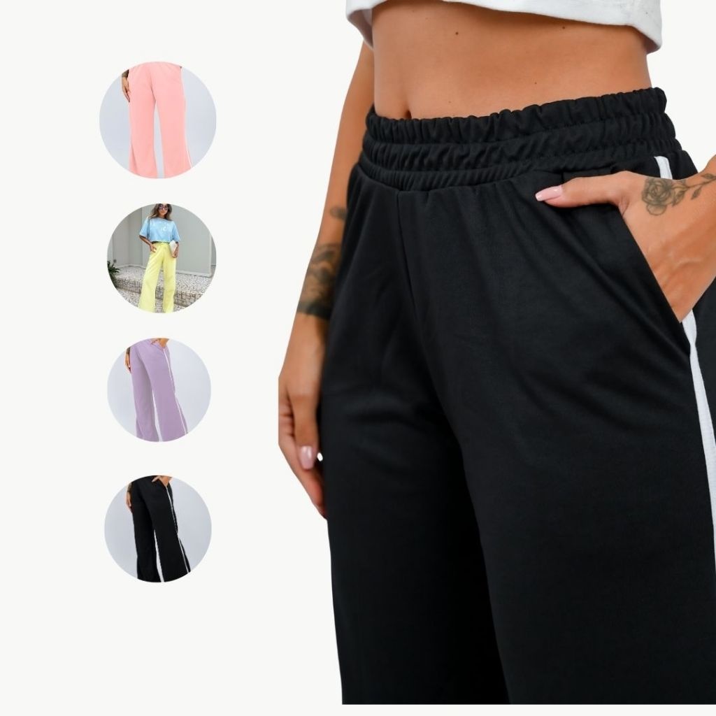 Pantalona Moletom Feminina: Conforto e Estilo 🌟