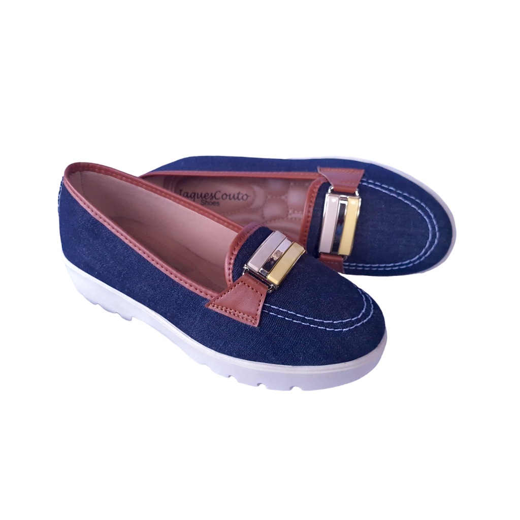 Mocassim Jeans Feminino: Conforto e Estilo!
