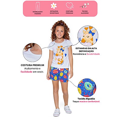 Kit Bebê Menina: 10 Peças Conforto e Estilo!
