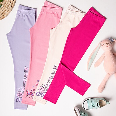 Legging Infantil: Kit 3 Peças Conforto e Estilo!