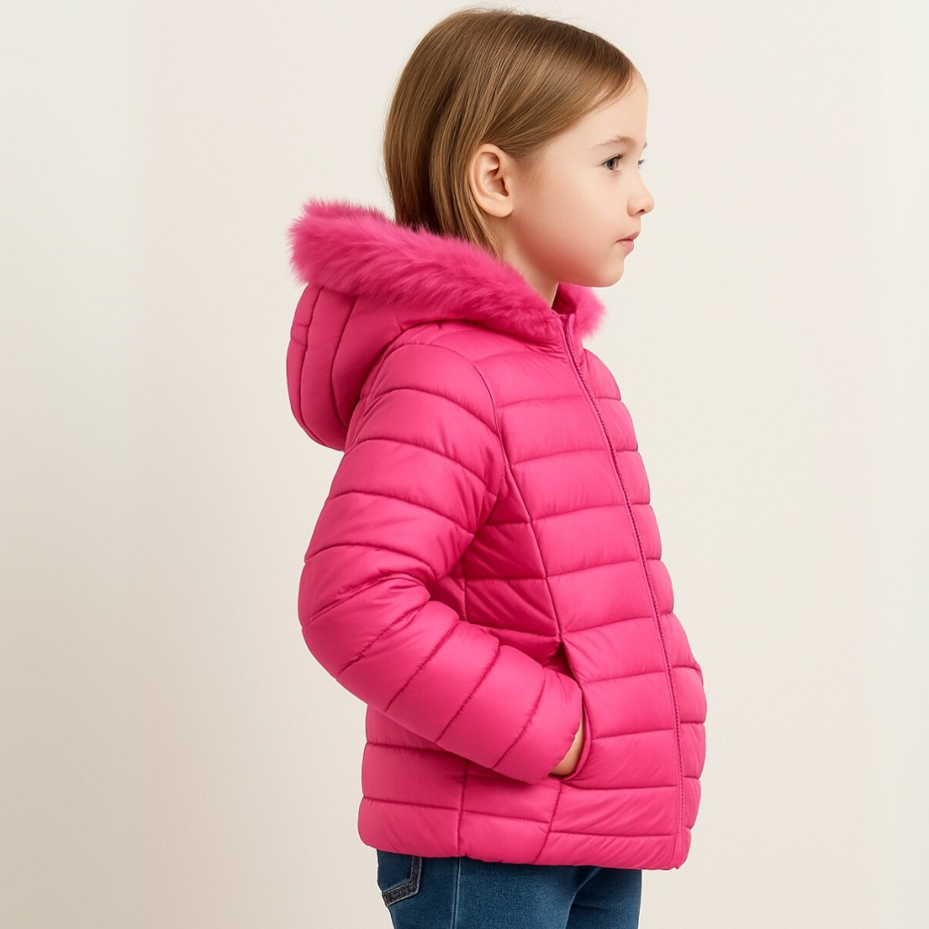 Jaqueta Juvenil Menina com Pelinhos – Conforto e Estilo
