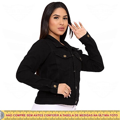 Jaqueta Sarja Preta: Conforto e Estilo!