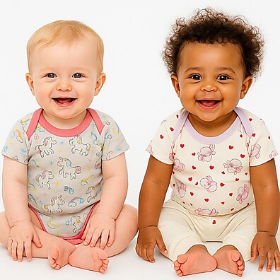 Kit Bebê 4 Peças Body e Calça Sortidos – Conforto e Estilo!