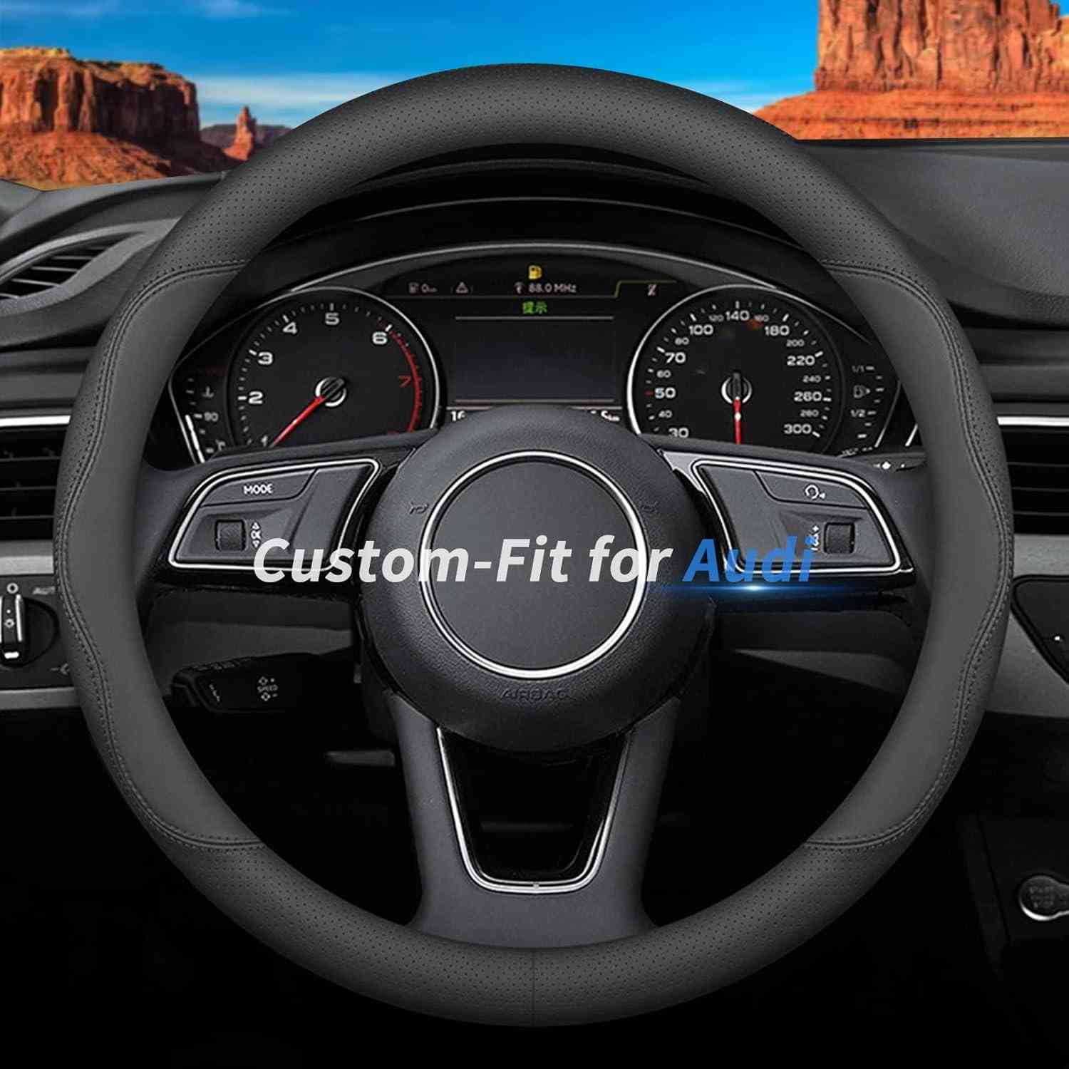 Capa de Volante Couro Premium para Audi: Estilo, Conforto e Segurança Antiderrapante
