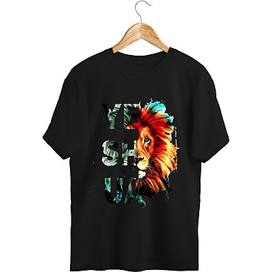 Camiseta Gospel Leão Yeshua: Fé e Estilo!