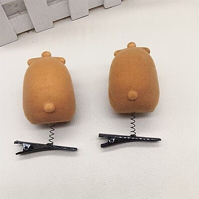 Grampos de Cabelo Pelúcia Kikiu: Fofura e Estilo!