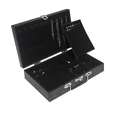 Maleta para Joias Misto Médio Preto: Organização e Estilo