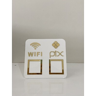 Placa Pix e Wi-Fi: Mais Prática e Estilo!