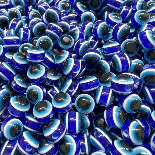 Miçanga Olho Grego 8mm: Proteção e Estilo!