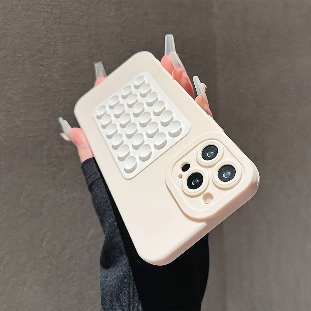 Capa iPhone 3D com Ventosa: Proteção e Estilo!