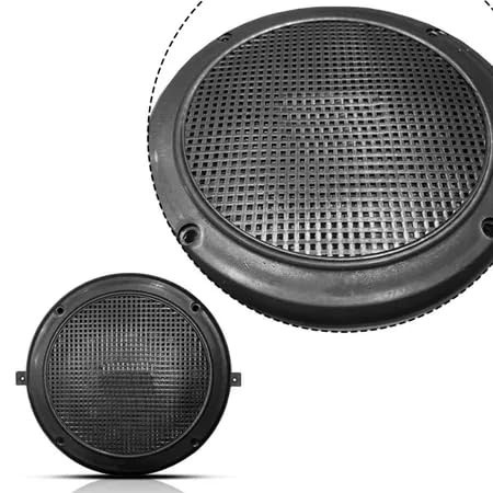 Combo 2 Caixas Plásticas Redondas 6" para Alto Falante - Proteção e Estilo