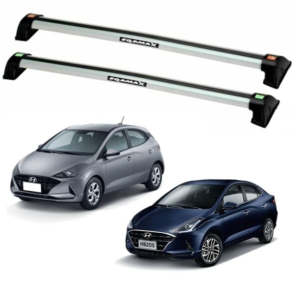 Rack Eqmax New Wave: Aventura e Estilo para seu HB20 Hatch/Sedan (2020-2024)
