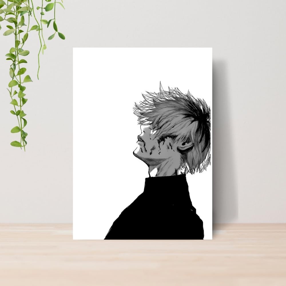 Quadro Tokyo Ghoul Anime A4 em MDF Premium - Decore com Estilo Nerd