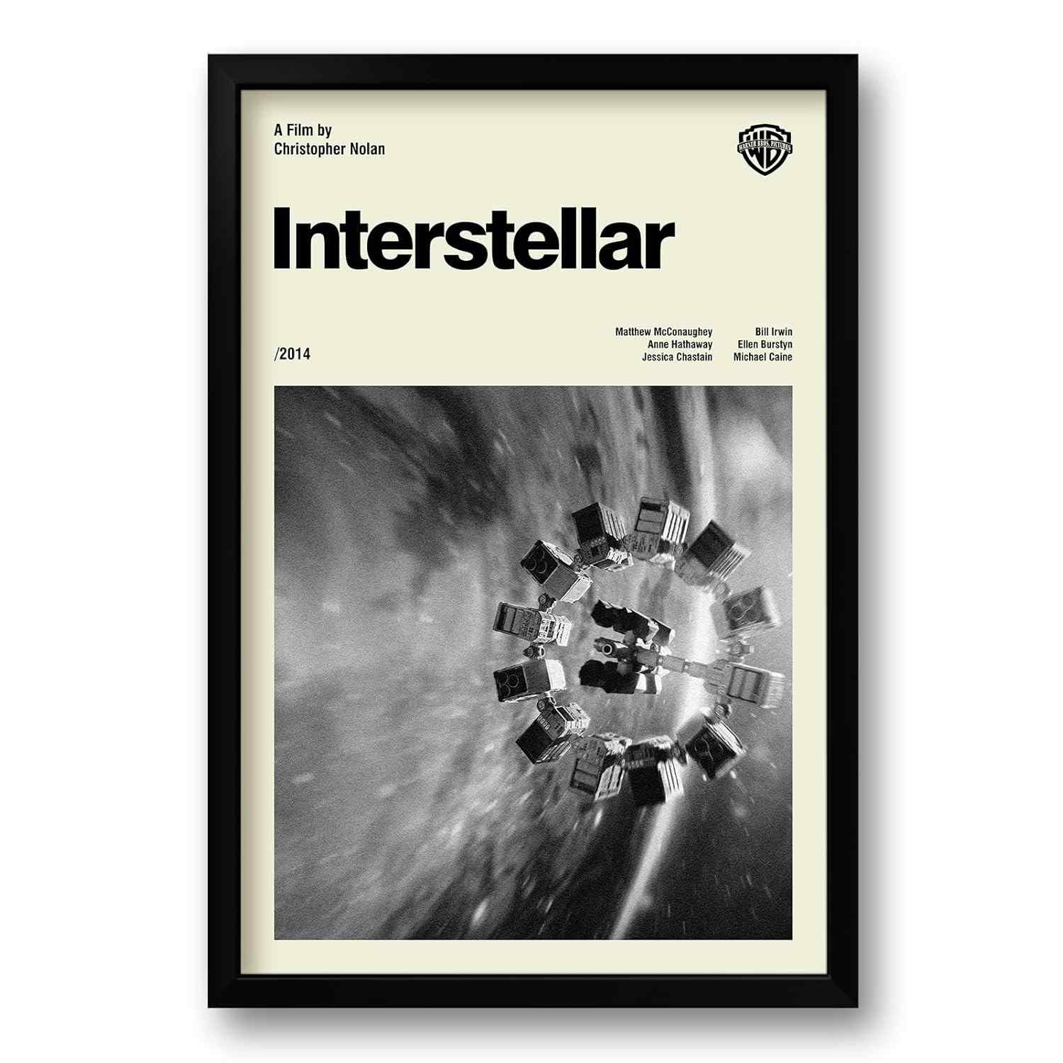 Quadro Interstellar 40x60cm com Moldura Premium - Decore com Estilo Científico