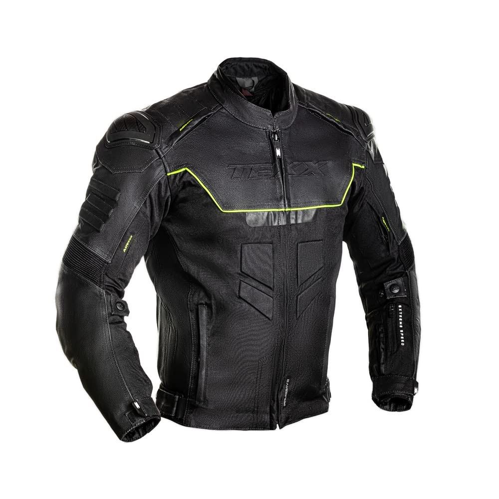Jaqueta Texx Falcon V2 Masculina Couro e Poliéster - Proteção e Estilo para o Motociclista