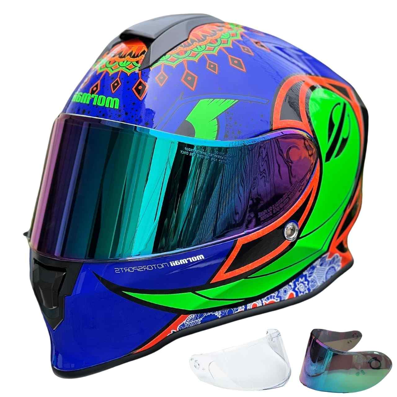 Capacete Mormaii Solid Azul Brilho: Segurança e Estilo para Motociclistas | Original