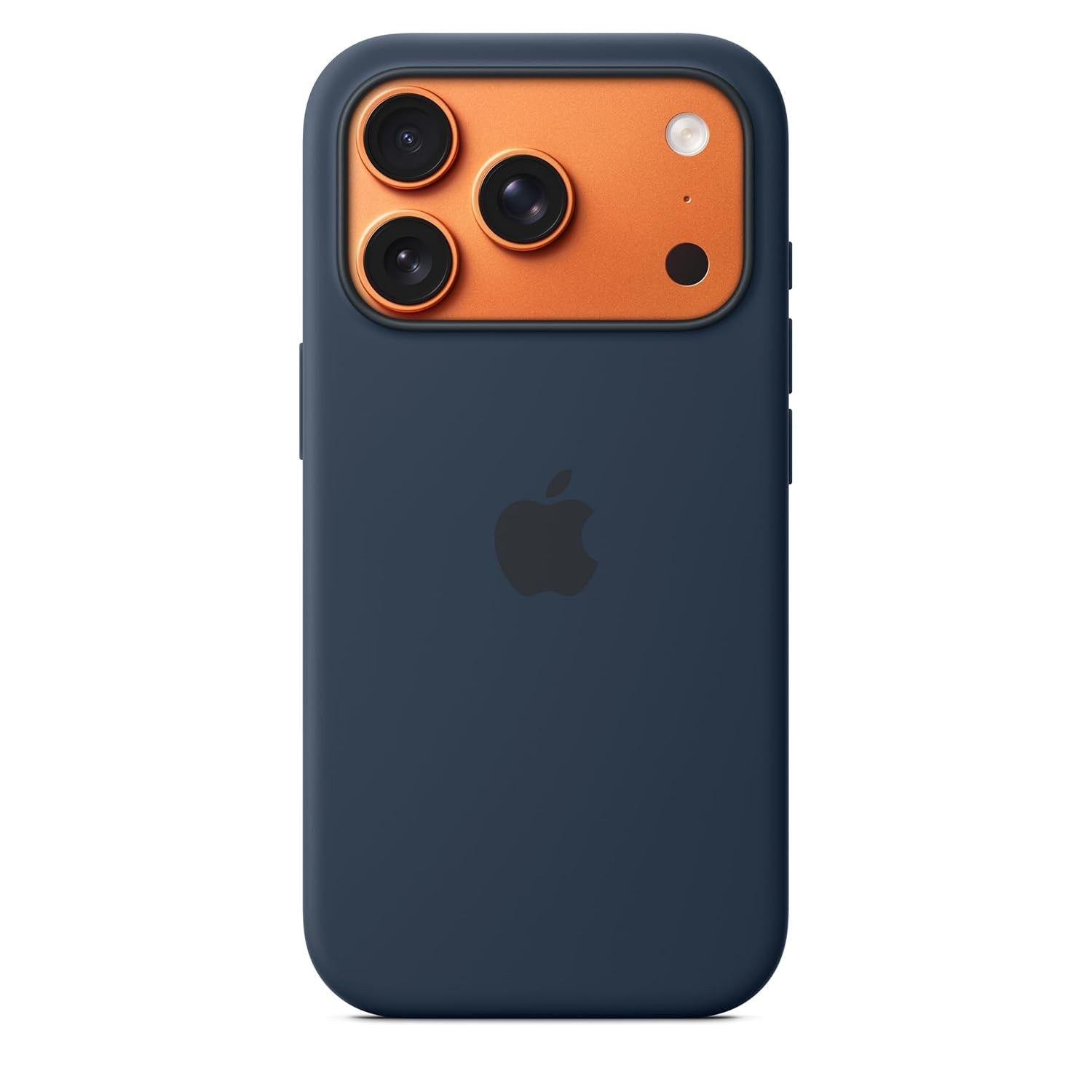 Capa Apple em Silicone com MagSafe para iPhone 17 Pro - Meia-Noite: Proteção e Estilo