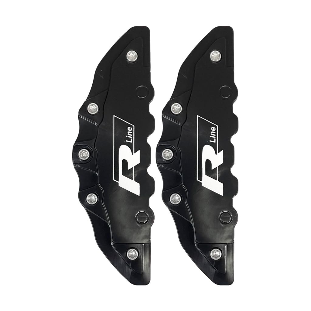 Kit 2 Capas Pinça de Freio Rline PRETO - Estilo e Proteção para Seu Carro