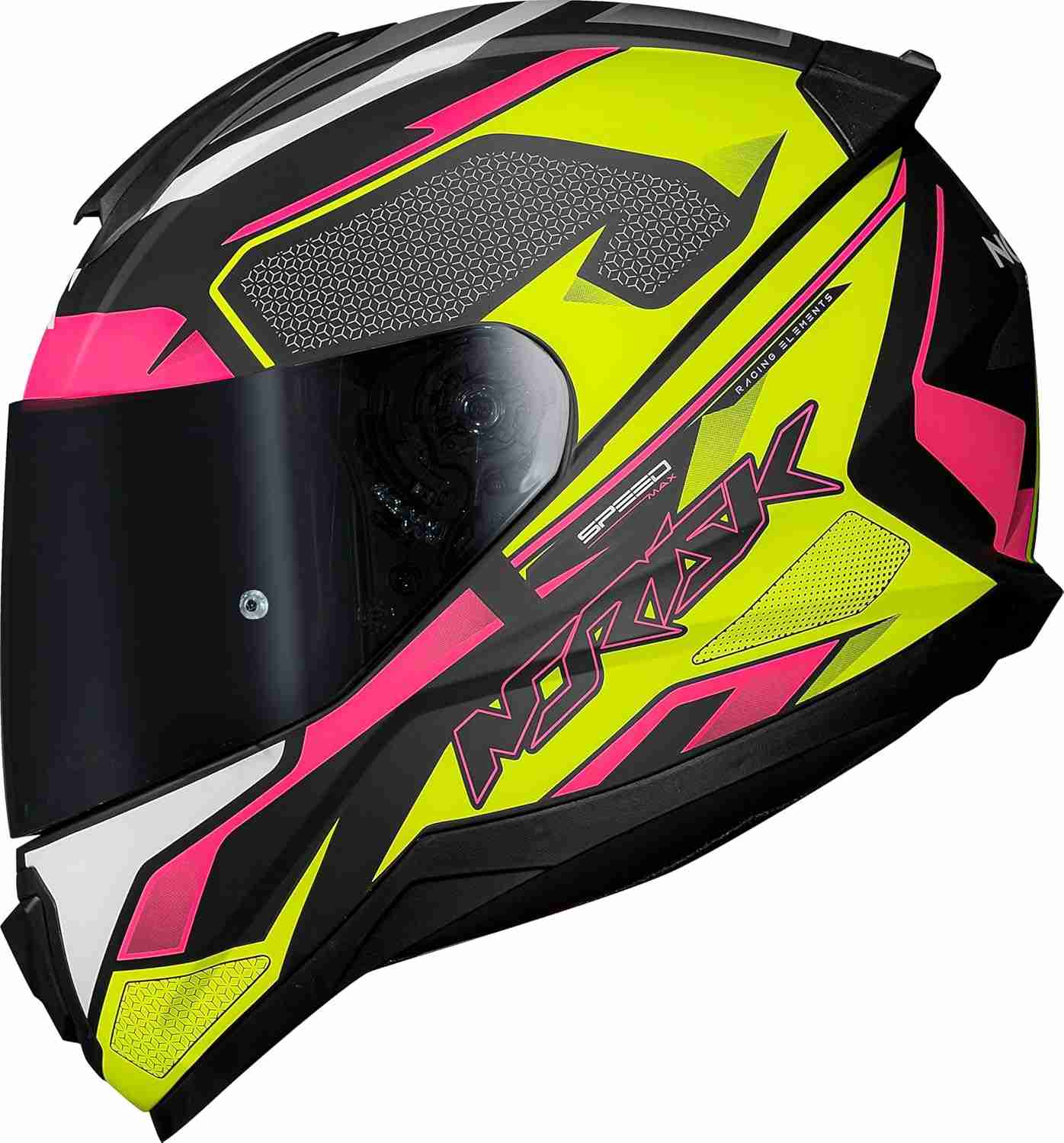 Capacete Feminino Norisk Razor Speedmax Rosa Amarelo: Estilo e Segurança para Sua Moto