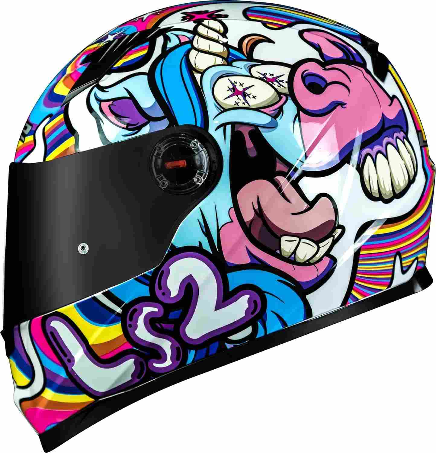 Capacete Feminino LS2 FF358 Bubble Rosa: Segurança e Estilo para Sua Pilotagem!