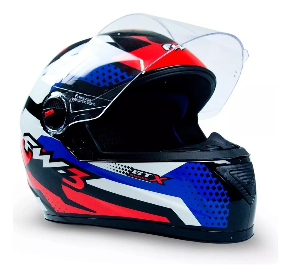 Capacete Fechado FW3 GTN Super: Segurança e Estilo para Sua Pilotagem