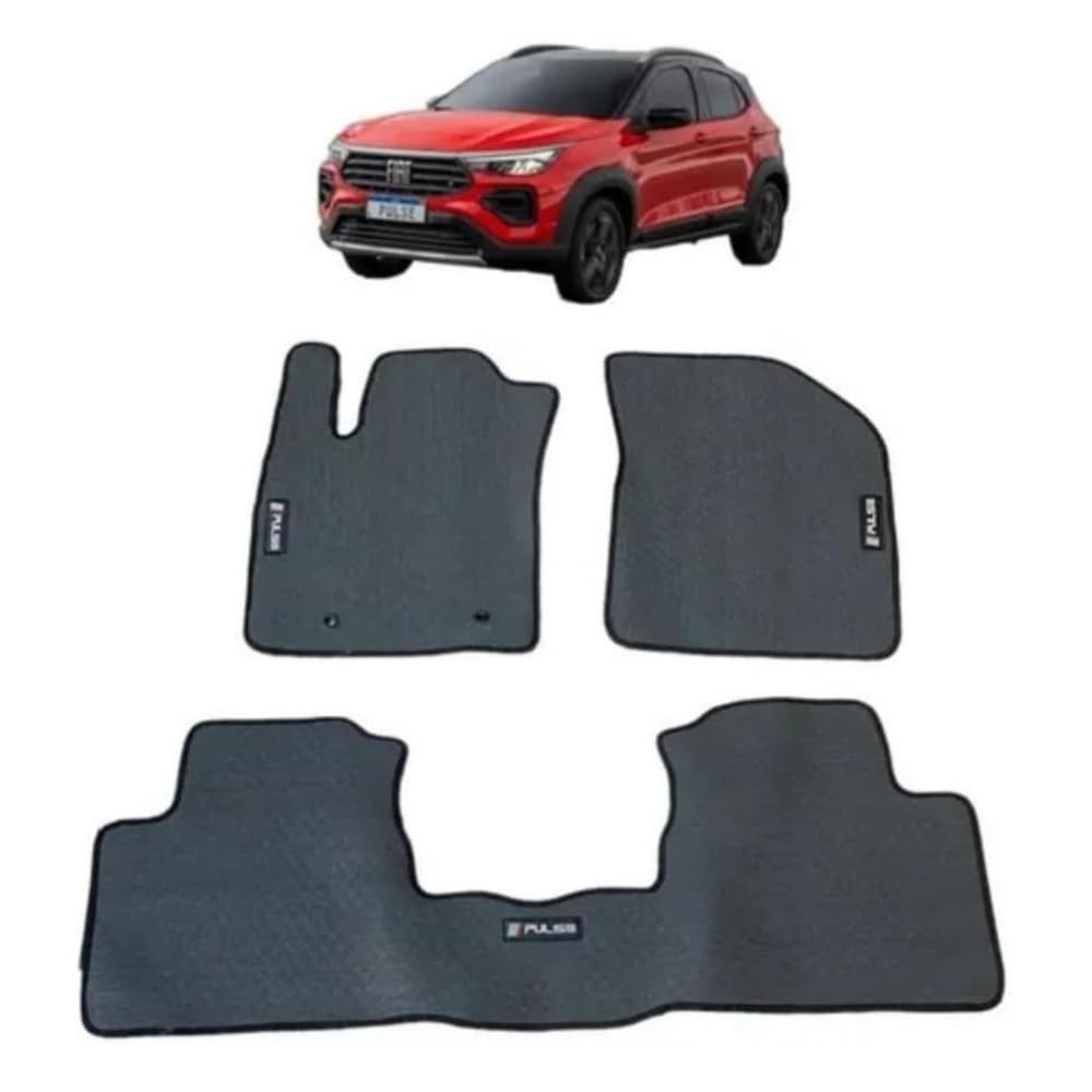 Tapete de Borracha Pulse: Proteção Completa e Estilo para Seu Carro